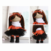 Набор текстильная игрушка АртУзор «Мягкая кукла Белла» 6963282 30 см