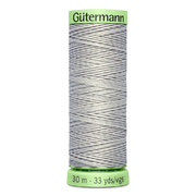 Нитки п/э Гутерман GUTERMAN TOP STITCH №30  30 м для отстрочки 744506 (132013) св.серый 038