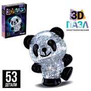 Пазл 3Д кристаллический «Панда» 53 детали 121853