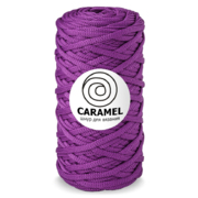 Карамель шнур для вязания 5 мм 75 м/ 200 гр пурпурный