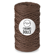Карамель Dolce шнур для вязания 4 мм 100 м/ 200 гр шоколадный капкейк