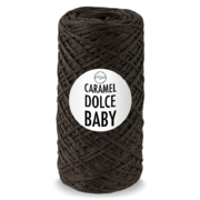 Карамель DOLCE  Baby шнур для вязания 2 мм 220 м/ 140 гр Шоколад