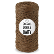 Карамель DOLCE  Baby шнур для вязания 2 мм 220 м/ 140 гр Брауни