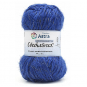 Пряжа Светлячок (Astra), 100 г / 90 м, 600 синий