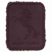 Термоаппликация HP 559435 «Mustang» 3,5*4,5 см кожа 521 т.сиреневый