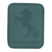 Термоаппликация HP 559435 «Mustang» 3,5*4,5 см кожа 621 зеленый