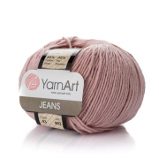 Пряжа Джинс (YarnArt Jeans), 50 г / 160 м, 83 пыльная роза
