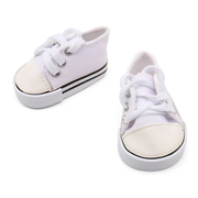 Обувь для игрушек (Кеды) SH-0028  7,5 см  выс.3,5 см белый  (1 пара) 7734773