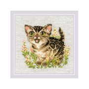 Набор для вышивания Риолис №2119 «Бенгальский котенок» 15*15 см