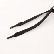 Шнурки плоские с мет.наконечником 10 мм 130 см черный 7737412