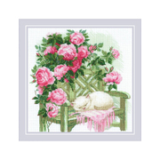 Набор для вышивания Риолис №2163 «Розовый сон» 30*30 см