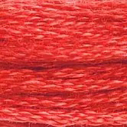 Мулине DMC 8м, 349 кораллово- красный,т.