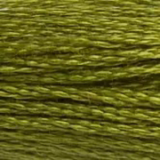 Мулине DMC 8м, 580 зеленый салатовый,т.
