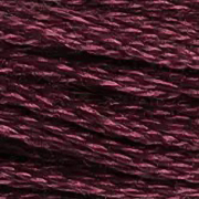 Мулине DMC 8м, 3685 розовато-лиловый,оч.т.