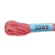 Мулине х/б 8 м Гамма, 3089 т.-розовый
