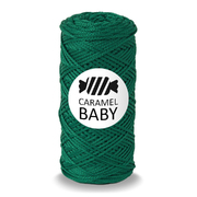 Карамель Baby шнур для вязания 2 мм 200 м/ 150 гр Изумруд