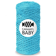 Карамель Baby шнур для вязания 2 мм 200 м/ 150 гр Лагуна