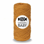 Карамель Baby шнур для вязания 2 мм 200 м/ 150 гр Миндаль