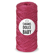 Карамель DOLCE  Baby шнур для вязания 2 мм 220 м/ 140 гр Вишня