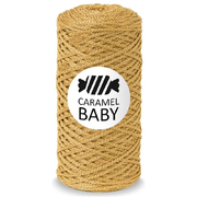 Карамель Baby шнур для вязания 2 мм 200 м/ 150 гр Карри