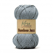 Пряжа Бамбо Джаз (Bamboo Jazz Fibra natura ), 50 г/ 120 м 224 серый