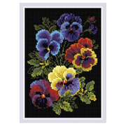 Алмазная мозаика Риолис АМ0069 «Анютины цветы» 21*30 см