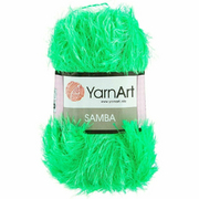 Пряжа Травка (YarnArt Samba), 100 г / 110 м, 0009 салатовый