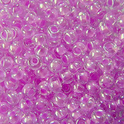 Бисер Preciosa Чехия (уп. 5 г) 38125 ярко-розовый прозрачный с цветным центром