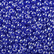Бисер Preciosa Чехия (уп. 5 г) 66300 синий прозрачный перламутровый