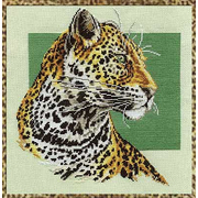 Набор для вышивания Panna Ж-0664 «Леопард» 31,5*31,5 см