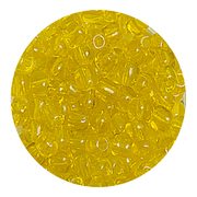 Бисер крупный Тайвань (уп. 10 г) 0010 желтый прозрачный