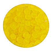 Бисер крупный Тайвань (уп. 10 г) М010 желтый матовый