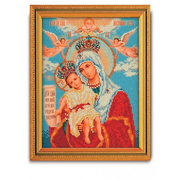 Набор для вышивания бисером Кроше В-168 «Богородица Милующая» 20*26 см