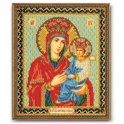 Набор для вышивания бисером Кроше В-169 «Богородица Споручница грешных» 20*24 см