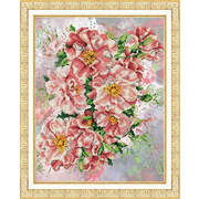 Набор для вышивания бисером Паутинка Б-1205 «Садовые розы» 28,5*36 см