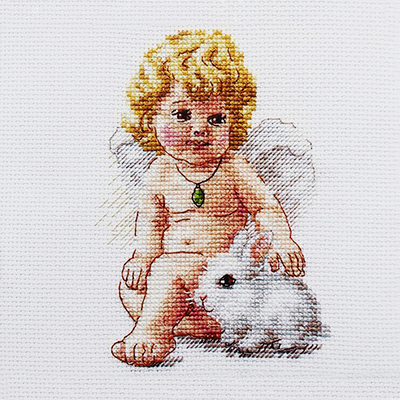 Набор для вышивания Алиса 0-146 «Ангел Хранитель» 10*14 см в интернет-магазине Швейпрофи.рф