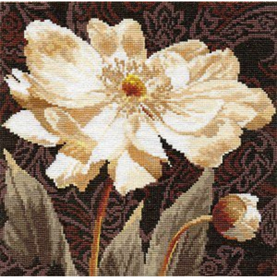Набор для вышивания Алиса 2-18 «Белые цветы. В объятиях света» 25*25 см в интернет-магазине Швейпрофи.рф