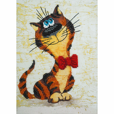 Набор для вышивания бисером Panna БН-5020 «Кот Леонардо» 15*20,5 см в интернет-магазине Швейпрофи.рф