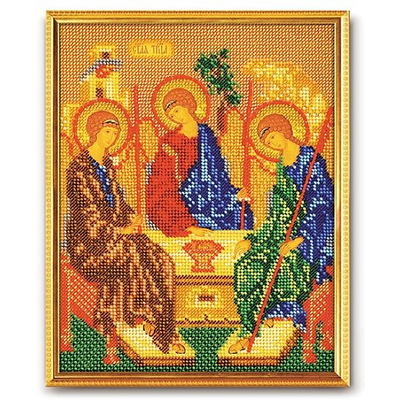Набор для вышивания бисером Кроше В-167 «Святая Троица» 19*24 см в интернет-магазине Швейпрофи.рф