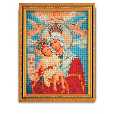 Набор для вышивания бисером Кроше В-168 «Богородица Милующая» 20*26 см в интернет-магазине Швейпрофи.рф