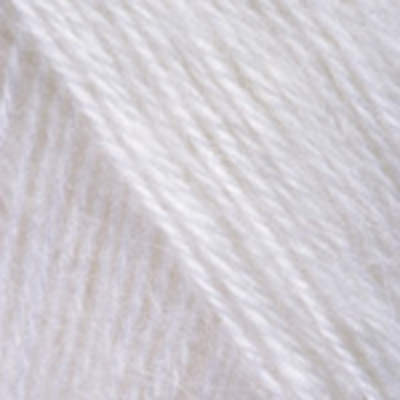 Пряжа Ангора де люкс (Angora De Luxe), 100 г/ 520 м, 00501 белый в интернет-магазине Швейпрофи.рф