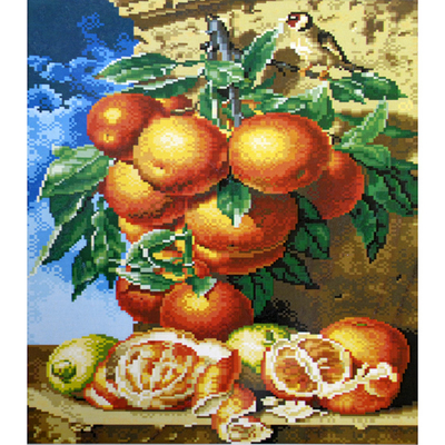 Набор для вышивания К. (40*50 см) 0214 «Натюрморт с апельсинами» 40*50 см в интернет-магазине Швейпрофи.рф