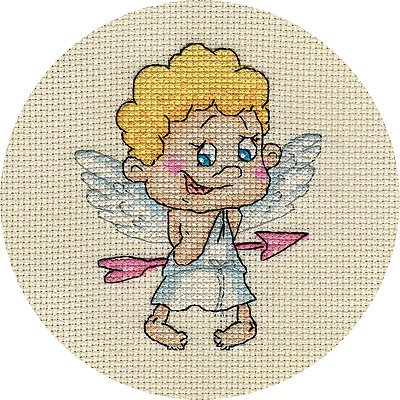 Набор для вышивания Кларт 8-165 «Ангелочек» 12,5*13,5 см в интернет-магазине Швейпрофи.рф