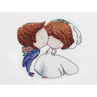 Набор для вышивания Кларт 8-198 «Поцелуй нежности» 18*15 см