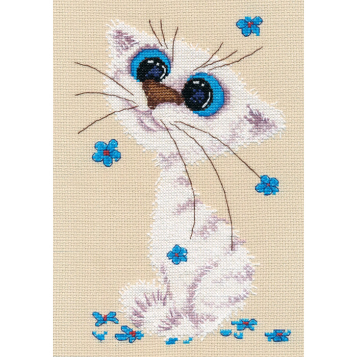 Набор для вышивания Овен №1020 «Кошка-крошка» 12*18 см