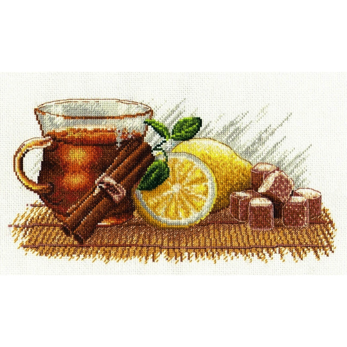 Набор для вышивания Овен №900 «Зимний чай» 30*15 см