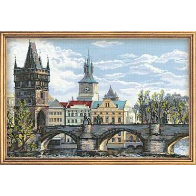 Набор для вышивания Риолис №1058 «Прага. Карлов мост» 60*40 см в интернет-магазине Швейпрофи.рф