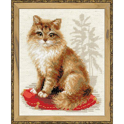 Набор для вышивания Риолис №1525 «Кошка домашняя» 24*30 см