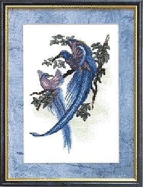 Набор для вышивания Чаривна Мить №566 «Райские птицы» 18*26,5 см