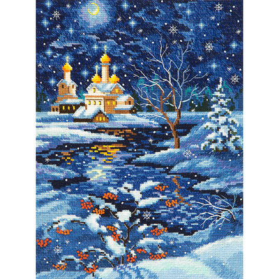 Набор для вышивания Чудесная Игла №45-07 «Рождество» 19*25 см в интернет-магазине Швейпрофи.рф